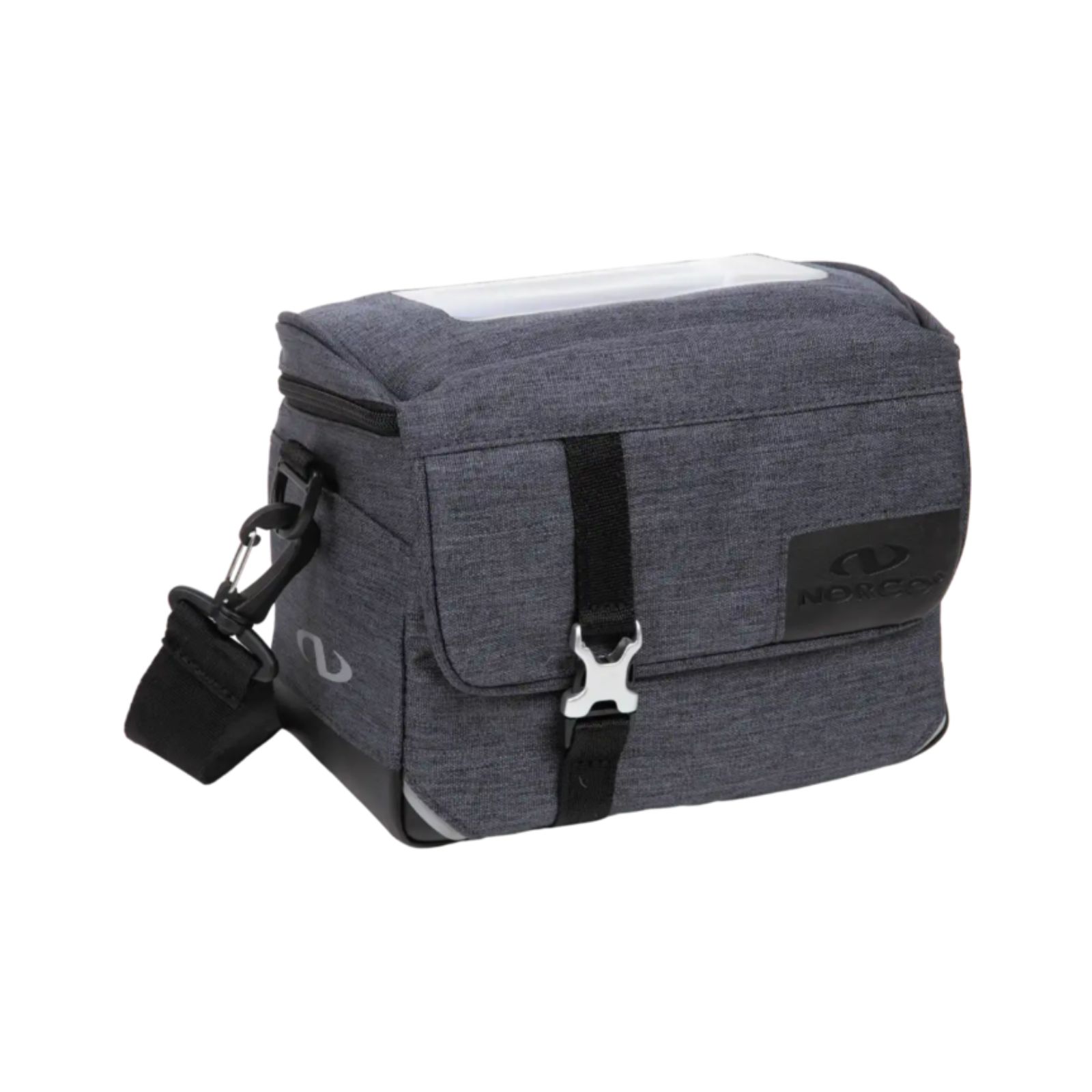 norco glenbar lenkertasche tweed grey
