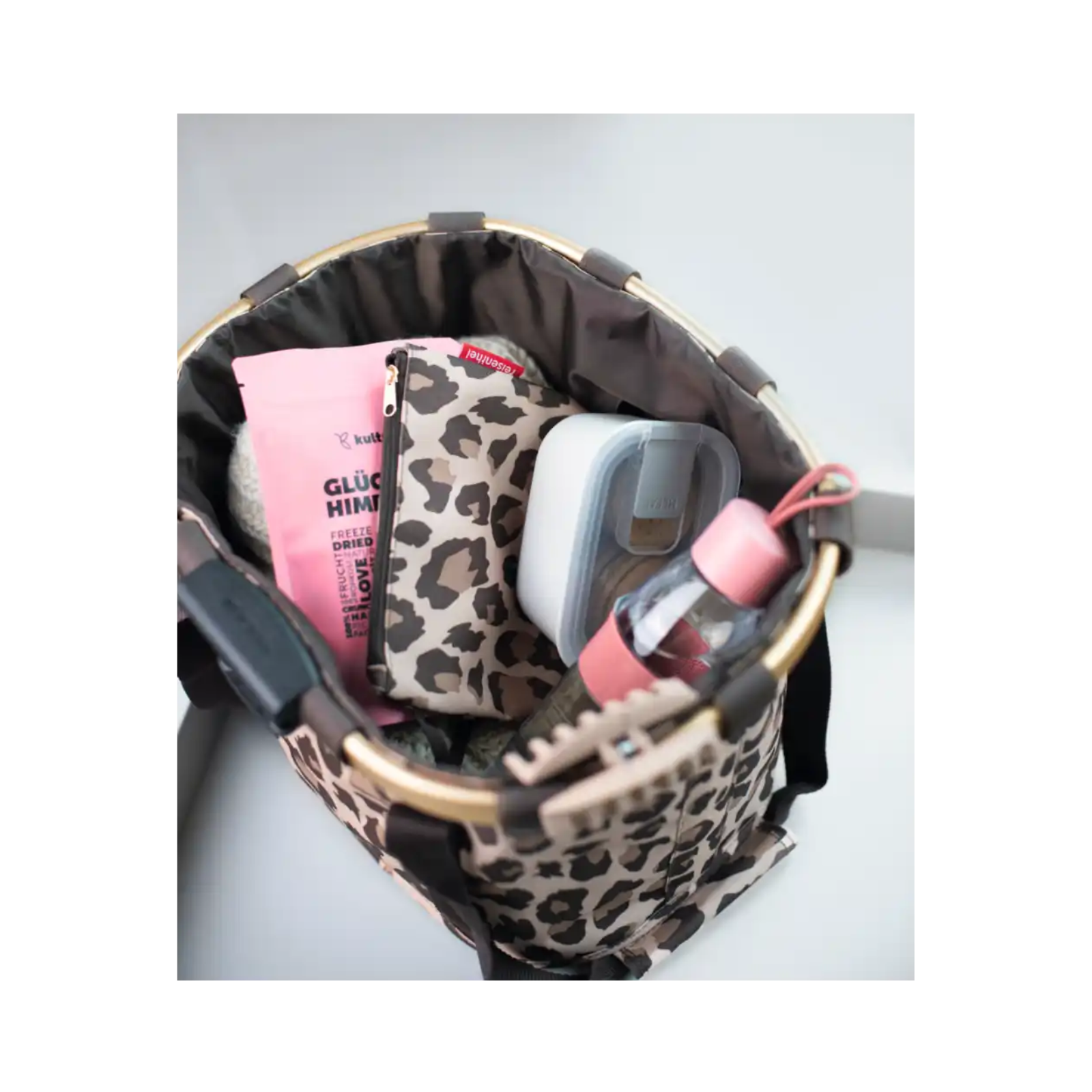 klickfix reisenthel bikebasket leo macchiato