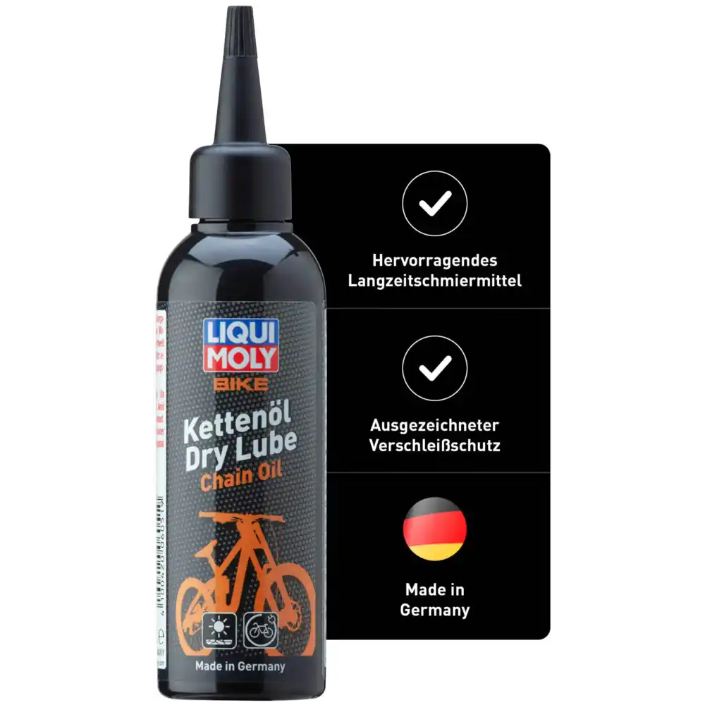 liqui moly bike kettenöl dry lube 100 ml schwarz