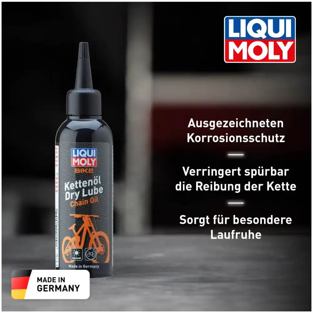 liqui moly bike kettenöl dry lube 100 ml schwarz