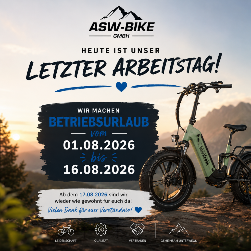 betriebsferien asw bike